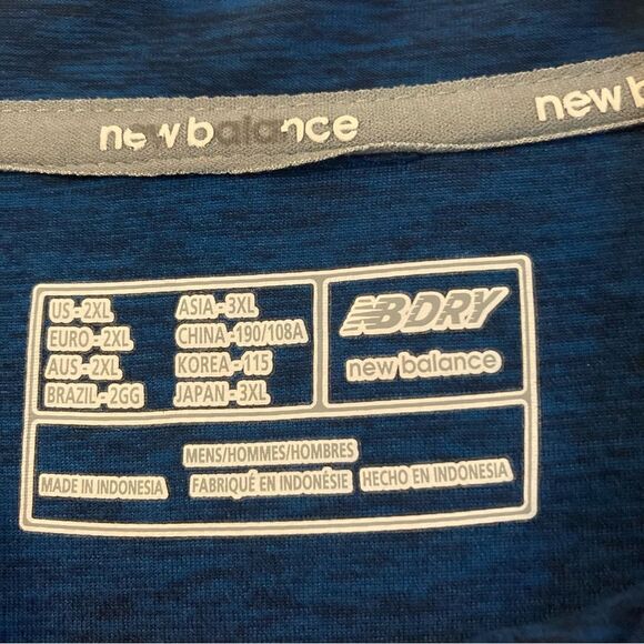 New Balance Men’s NB dry performance quarter zip jacket pullover size XXL. EUC!! - Picture 5 of 6